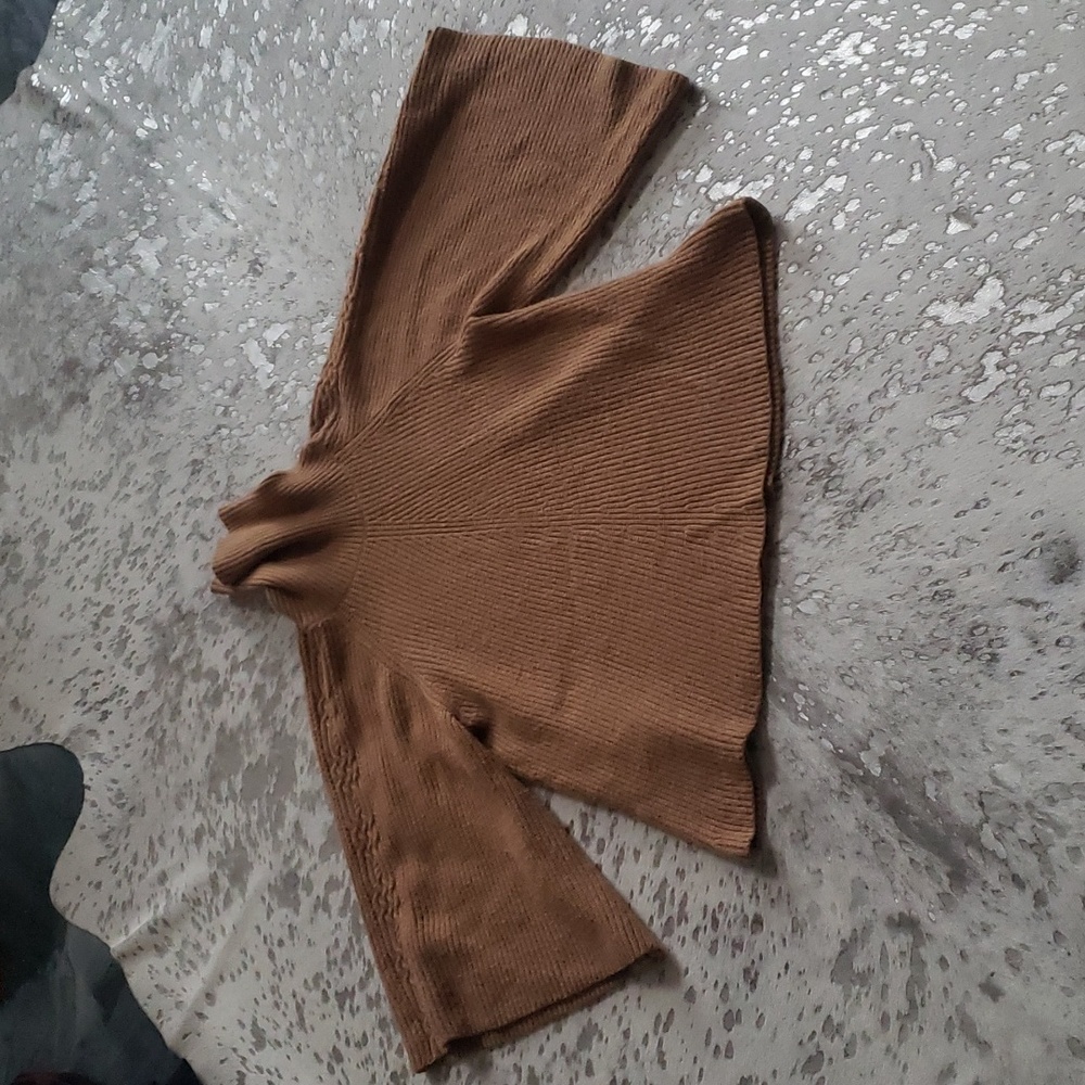 Anthropologie Kali Poncho Turtleneck Sweater SzXS/S - Picture 2 of 10